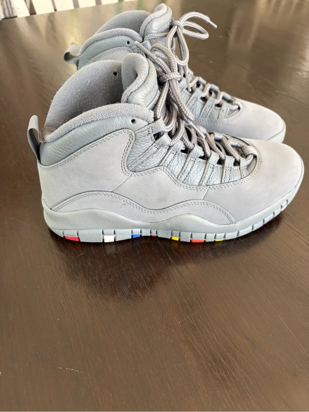 Jordan Men's Light Grey High-Top Sneakers